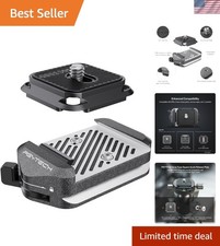 Versatile Quick Release Plate  Clamp V2 for Canon, Nikon, Sony, DJI Cameras