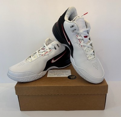Nike Zoom LeBron NXXT Gen AMPD White Black University Red FJ1566-100 Size 13