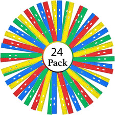 24 Pack Rulers Bulk for Classroom Supplies, Kids  12 Inch Rulers with Imperial