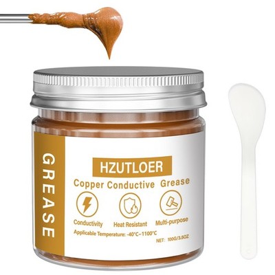 Copper Conductive Grease,100G Anti Arcing Conductive Paste for Automotive,Pow...