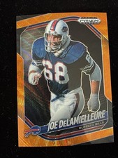 2025 Panini Prizm Black - Joe DeLamielleure #13 Orange Wave Prizm /60