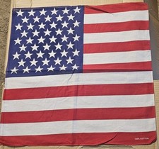 AMERICAN FLAG USA AMERICA STARS STRIPES HANDKERCHIEF BANDANA  SET OF 3 