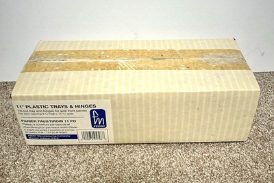Feeny 11  Plastic Kitchen Sink Tilt Out Trays & Hinges In Box Seal Intact