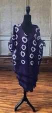 Women's African Print Modern Adire Kaftan Small Size Midi Dress