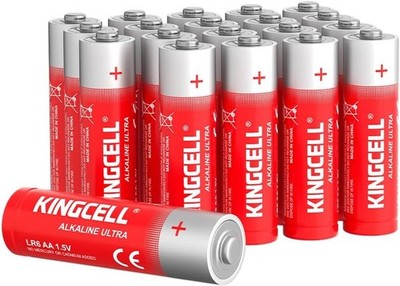 KINGCELL AA Batteries 20 Pack, High-Performance Alkaline 20 count 