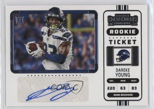 2022 Panini Contenders Rookie Ticket Variation Dareke Young #255 Rookie Auto RC