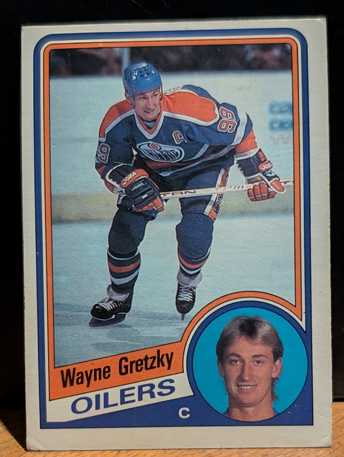 1984-85 O-Pee-Chee OPC WAYNE GRETZKY Card #243 Edmonton Oilers