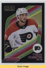 2023 O-Pee-Chee Platinum Retro Pack Wars Black Variant Tyson Foerster READ 0h9s