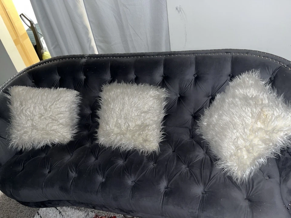 Sofamania EXP291 Couch Grey And Two Tables - Image 2 of 4