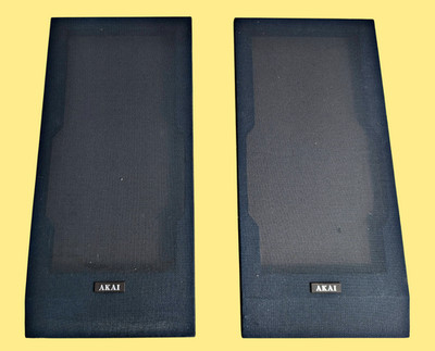 2x Lautsprecher Abdeckungen für Akai SR-HF1   24,5 x 53 cm