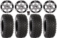 ITP SS212 14" Wheels Machined 28" XC450 Tires Yamaha YXZ1000R