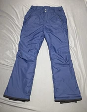 Columbia Omni-Tech Men's Medium Ski Snow Pants Blue Waterproof Insulated Winter 