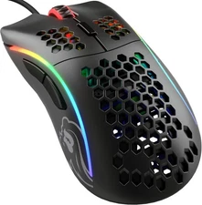 Glorious Model D Wired Gaming Mouse 68g Superlight Honeycomb Design, RGB - Black