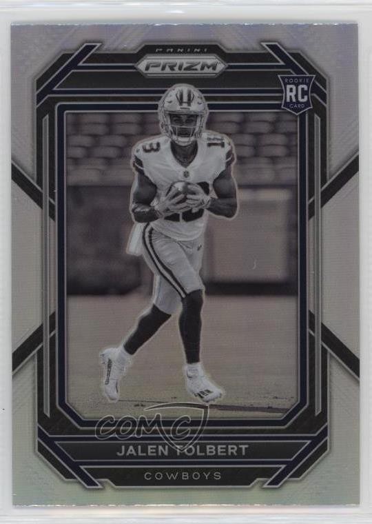 2022 Panini Prizm Variation Silver Jalen Tolbert #333 Rookie RC 17f8