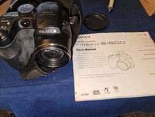 2009 FUJIFILM DIGITAL CAMERA S1500 w/ Book untested