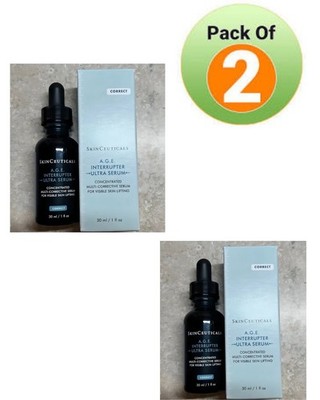 SkinCeuticals A.G.E. Interrupter Ultra Lifting Concentrated Serum 1 oz pack of 2