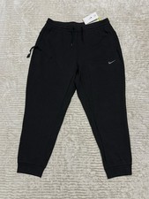 Nike Yoga Dri Fit Joggers Sweat Pants Black - Large