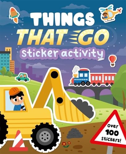 Things That Go Sticker Activity (Sticker activity book with over 100 stickers) - Image 3