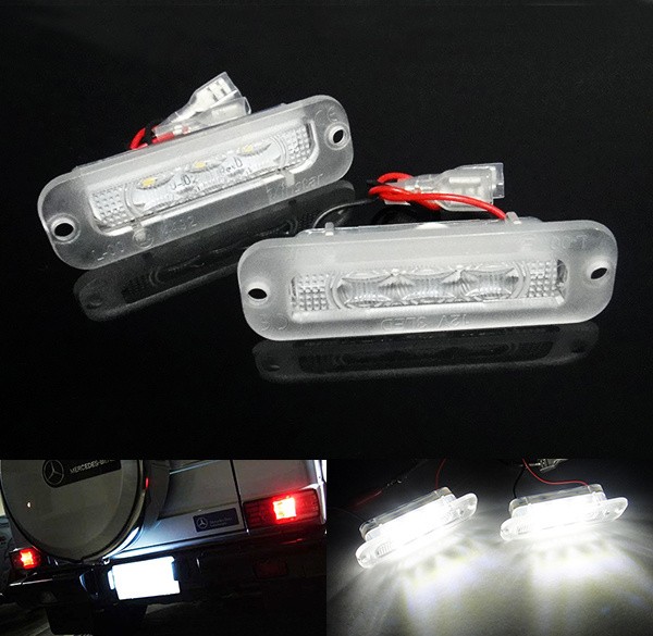 2x Licence Number Plate LED Light For 1990-2018 Mercedes W463 G Class Wagon AMG