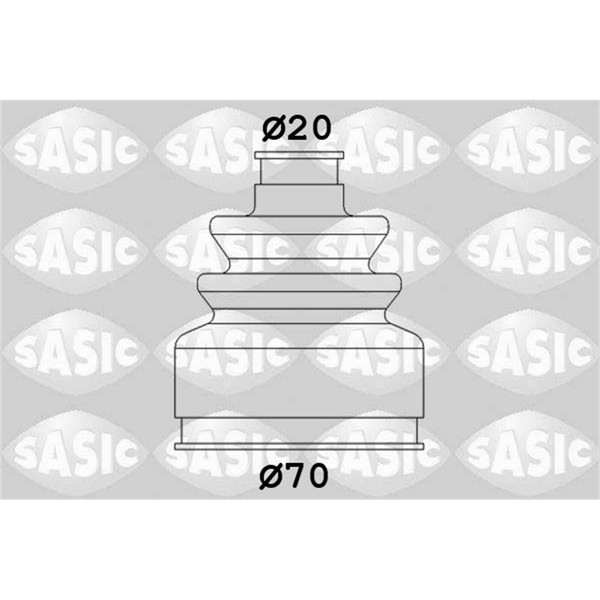 Sasic Achsmanschette Satz Getriebeseitig Passend FüR CitroËN Berlingo Bx Xsara Z-image