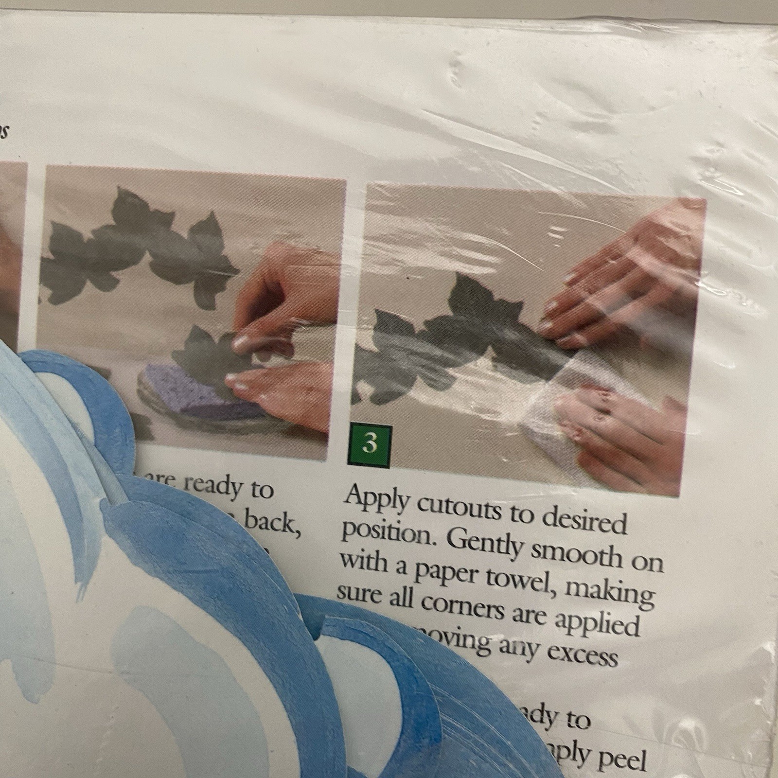 Pottery Barn Kids Pre-Pasted Wallpaper Cutouts Clouds Washable - 50 Pack