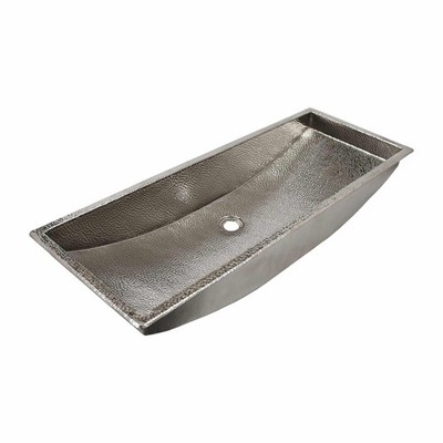 Native Trails CPS506 Trough 36'' Rectangular Copper Drop In or - Nickel