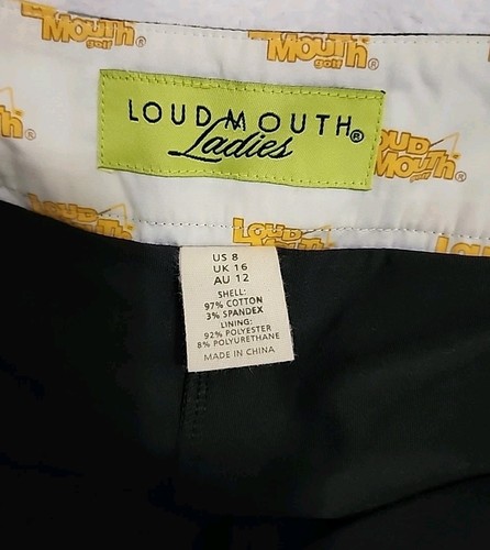 Loudmouth Swirls Gone Wild Yellow Skort Womens Size 8 Golf Retro Mod Print NWOT - Picture 8 of 12
