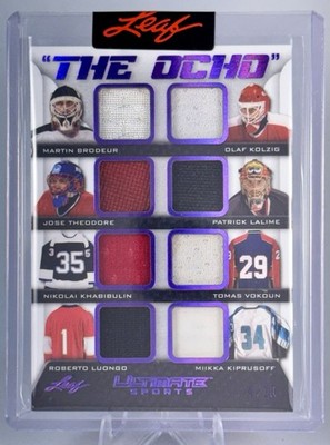 2023 Leaf Ultimate The Ocho /10 Brodeur Kolzig Theodore Lalime Khabibulin Vokoun