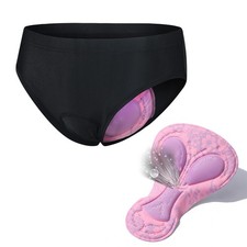 Pink M Women Cycle Underwear Gel Padded Bike Shorts Briefs Under HOT