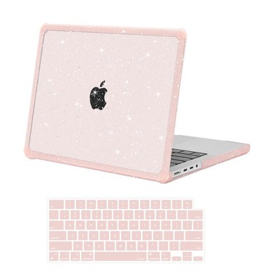MOSISO Compatible with MacBook Pro 14 inch Case 2026-2021 M5 M4 M3 M2 M1 Pink