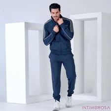 Navigare 29602 Men's Full Zip Lightly Sweatshirt Jumpsuit