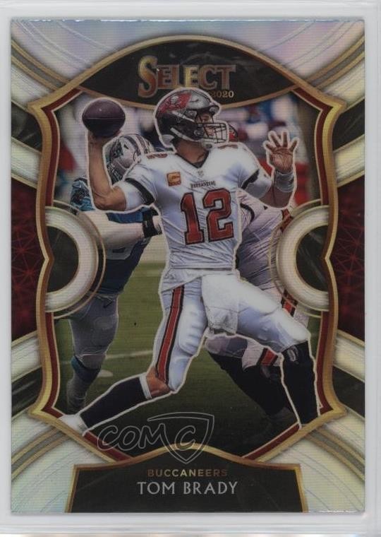 2020 Panini Select Concourse Silver Prizm Tom Brady #1 1m8i
