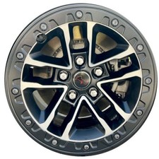 17 Jeep Wrangler Wheel Rim Factory Oem Alyjg084 2024-2025 Machined Black