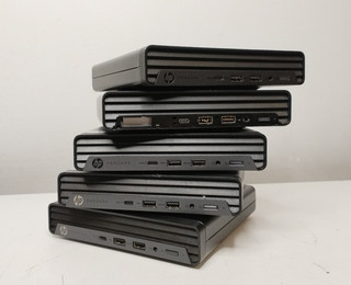 Lot of 5 HP ProDesk 600 G6 MiniPC| i5 10500T @2.3GHz | 16GB RAM | No HDD READ C