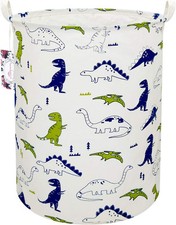 Dinosaur Laundry Basket Baby Hamper Cute Kids Polychrome Dinosaurs