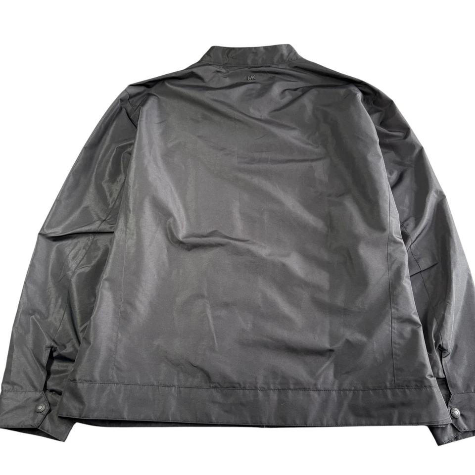 Michael Kors Racer Jacket Mens 2XL XXL Black Orange Mesh Lining NWT - Image 2 of 4