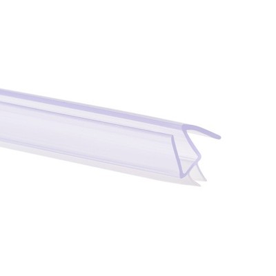 Frameless Glass Shower Door Sweep Side Seal Strip,1/4'' Drip Rail 1/4'' x 27.56''