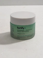 Fortify + Nourishing Protecting Facial Moisturizer 1.7 fl oz Collagen Aloe New