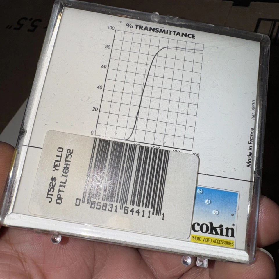 CANON  52mm  SKY 1-A  filter  skylight  & Cokin Optilight Yellow 52mm - Read! - Image 2 of 4