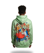 Green Fat Albert Graphic Print Pullover Hoodi...
