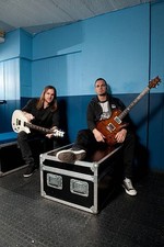 Eric Friedman Mark Tremonti rock band Tremonti at a portrait shoot- Old Photo 9