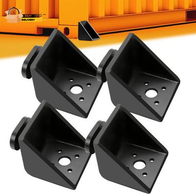 Full Bevel Shipping Container Anchors, 4 Pack Heavy Duty Steel Shipping Contain