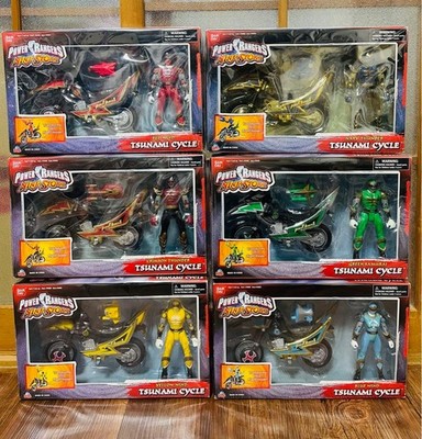 POWER RANGERS NINJA STORM TSUNAMI CYCLE COMPLETE SET 181559