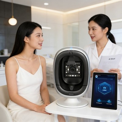Professional 3D Facial Skin Analyzer Diagnosis System Face Analysis SPAMachine