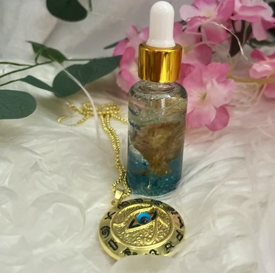  UNBOTHERED & UNTOUCHED  PROTECTION Conjure & Manifestation Spell Oil + AMULET