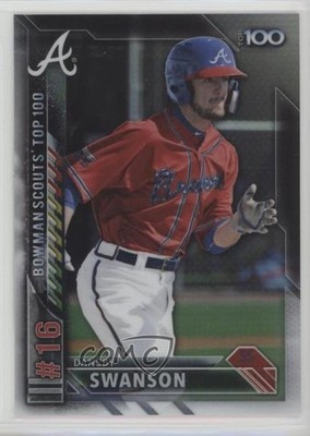 2016 Bowman Bowman Scouts' Top 100 Dansby Swanson #BTP-16 g1z