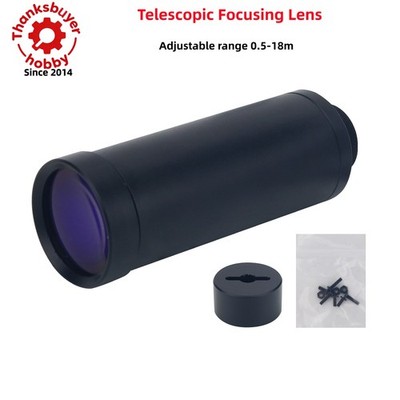 Telescopic Adjustable Focus Beam Expander Laser Focusing Lens M22x0.75