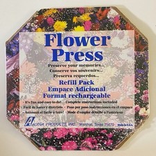 Activa Flower Press Refill Pack Octagon 6.75 For Pressed Flowers Factory Sealed
