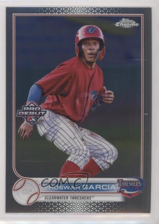 Yhoswar Garcia #PDC-165 2022 Topps Pro Debut Baseball Chrome Autographs