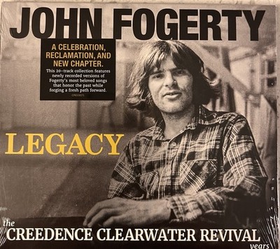 John Fogerty  Legacy the CCR years(CD, 2025)Sealed, Stereo, Digipak, Hype Stickr